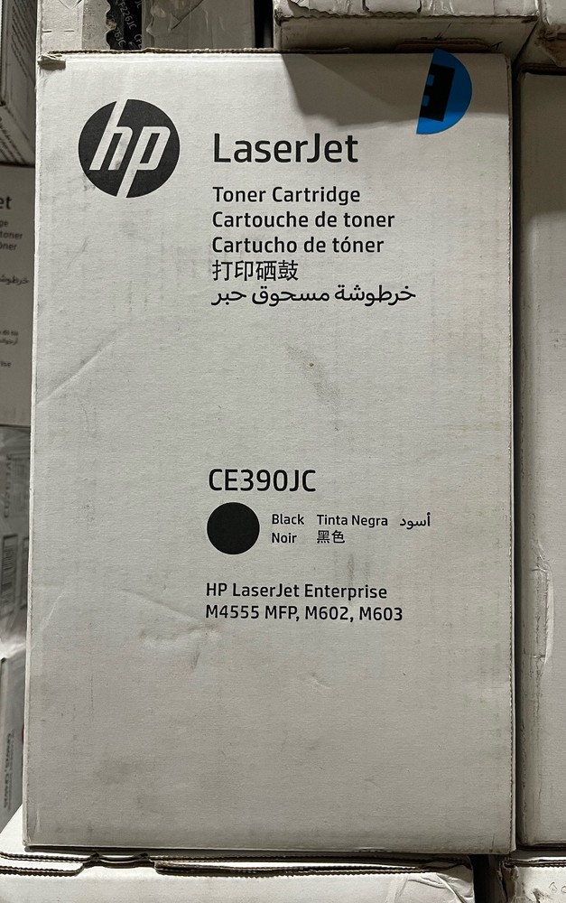 GENUINE HP, CE390JC, CONTRACT TONER Cartridge, BLACK, OEM