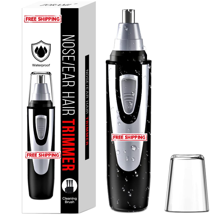 2024 Painless Ear Nose Eyebrow Hair Trimmer Clipper Professional