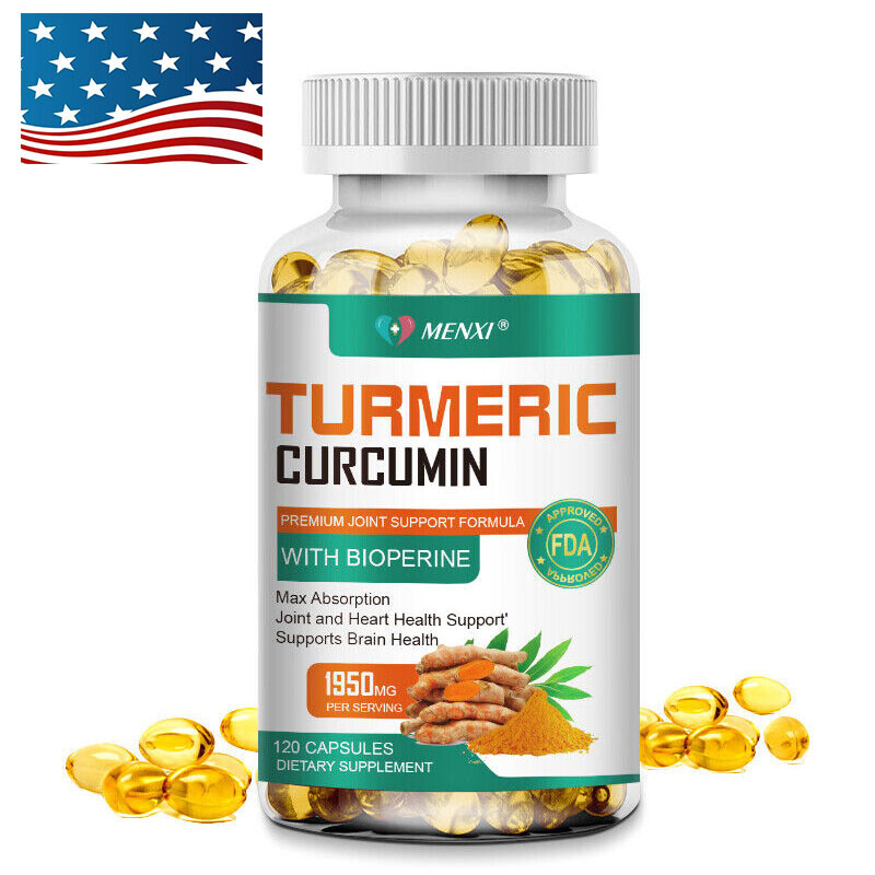 Turmeric Capsules with BioPerine for Inflammation Relief and Liver Detox