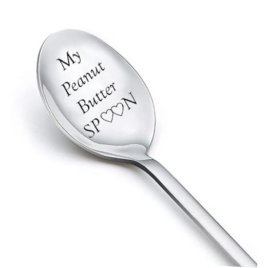 My Peanut Butter Spoon for Tea Coffee Lovers Gifts for Him Husband Birthday