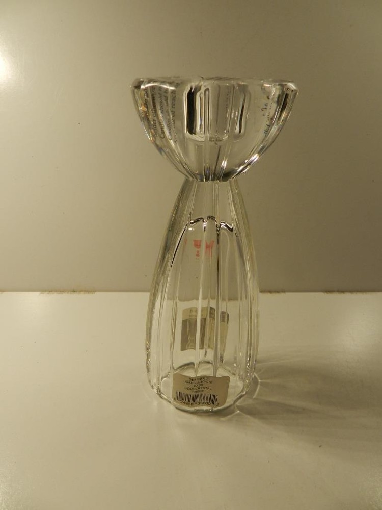 NEW Waterford Marquis Glacier Germany Crystal Bud Vase & Candle Holder 2-in-1 7 Inch  