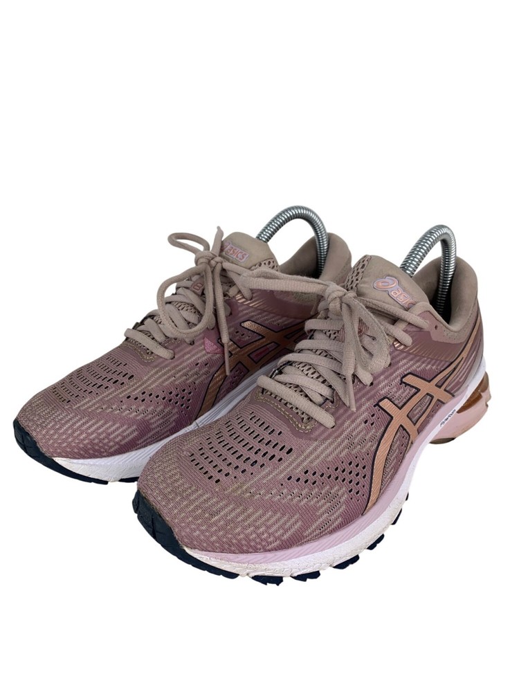 ASICS Womens GT-2000 Running Shoes Size 8 Pink & Taupe