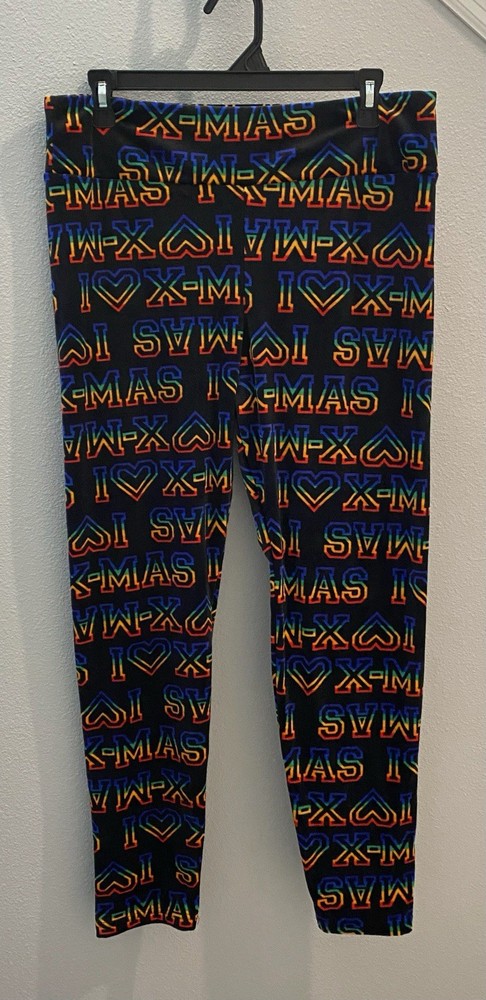 No Boundaries LOVE CHRISTMAS Super Soft Women's Pride Lounge Pants -  XL (15-17)
