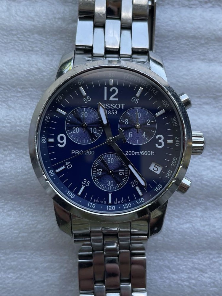 TISSOT Mens Chronograph Watch Working Model 105-8391-5106 Fast Shipping
