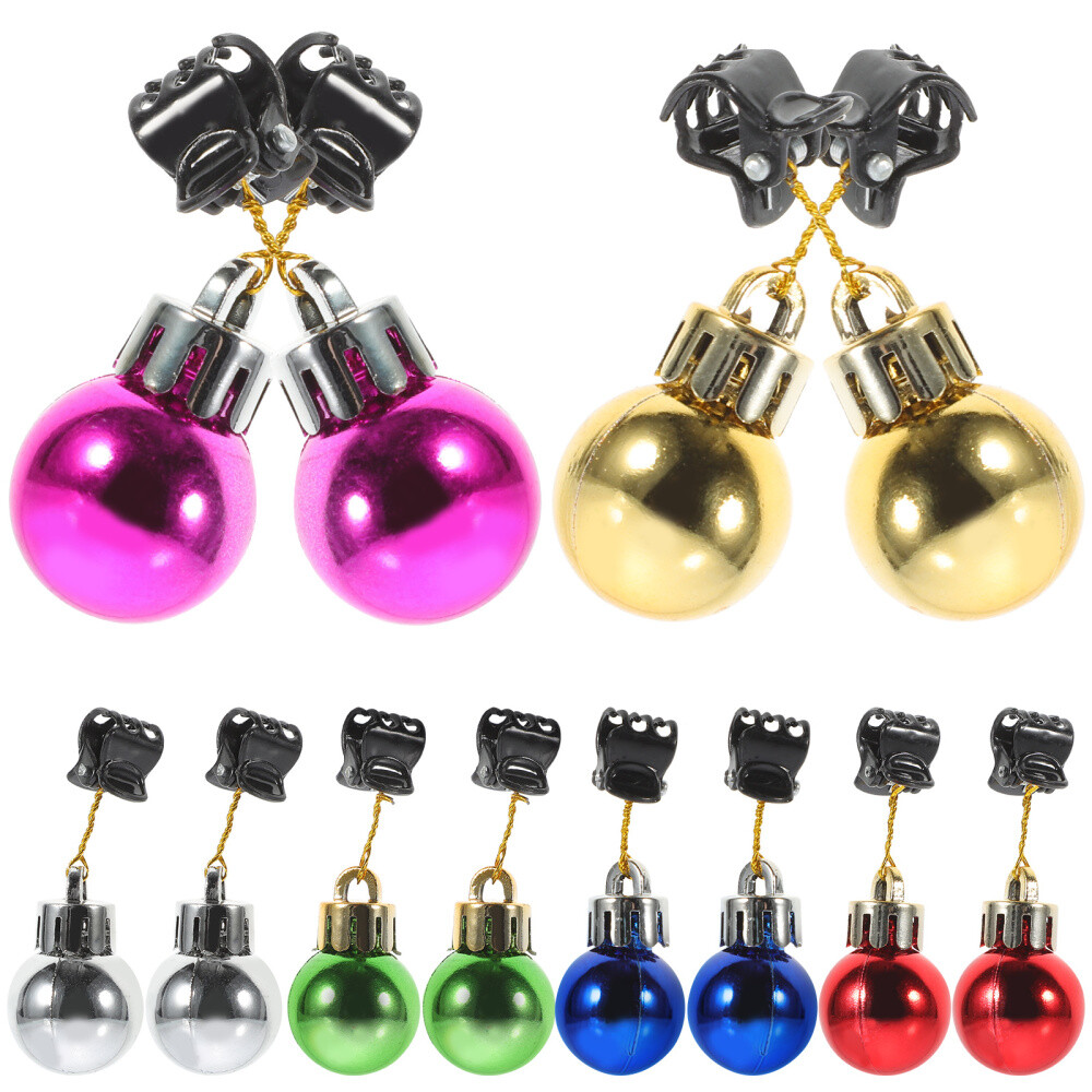 12 Pcs Beard Baubles Christmas Facial Hair Baubles Party Costume Supplies