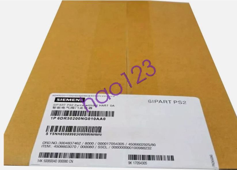 6DR5020-0NG01-0AA0 1PCS NEW Siemens Valve Positioner 6DR5020-0NG01-0AA0