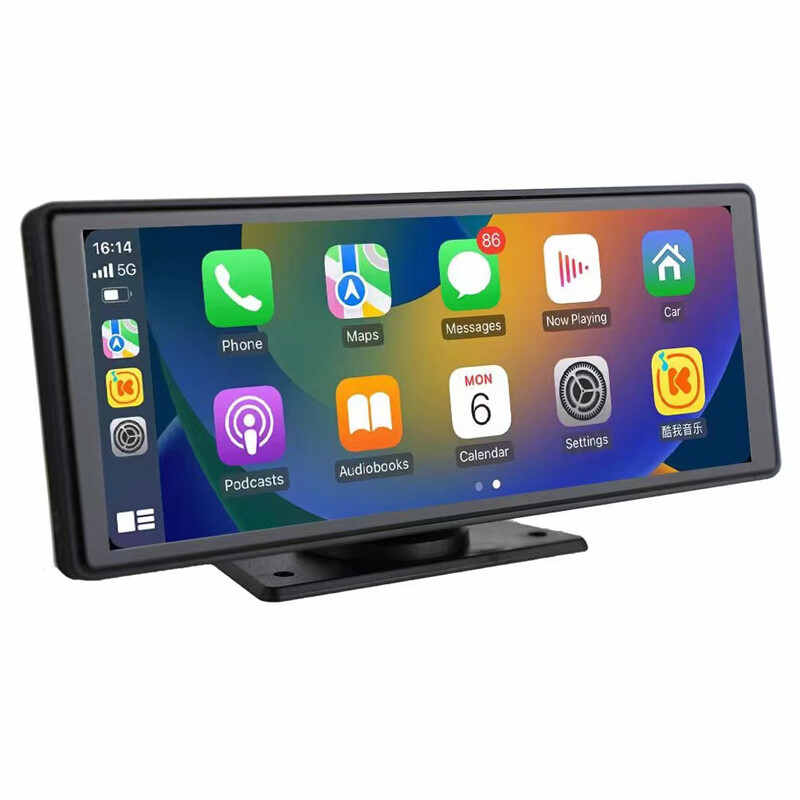10.26-inch Wireless CarPlay Android Auto Bluetooth AUX Portable Car Stereo
