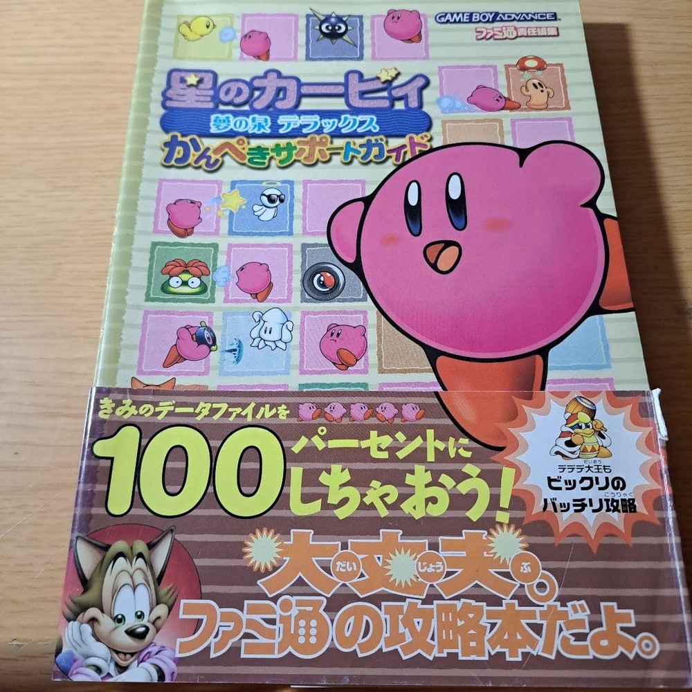 Kirby Dream Land Dream Fountain Deluxe Complete Support Guide Book
