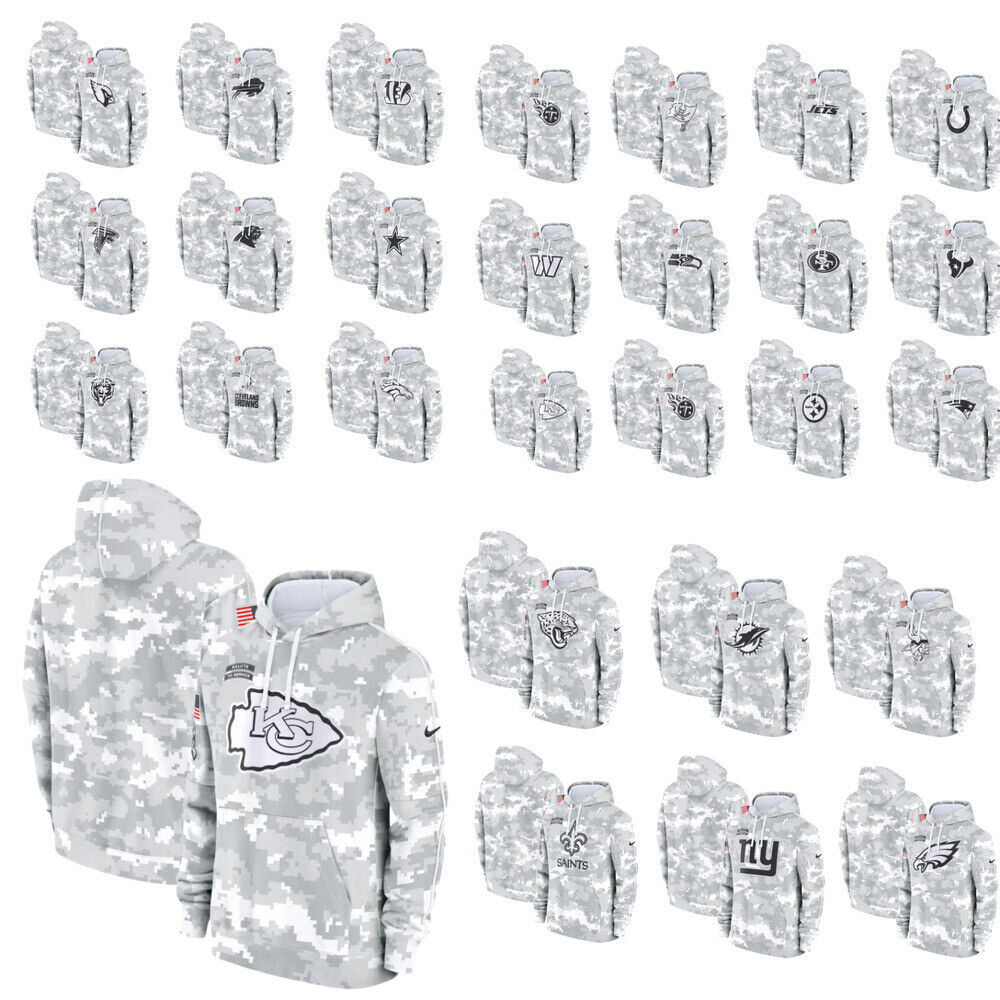 2025 Salute to Service Arctic Camo Hoodie - Soft Fleece Winter Apparel, S-3XL