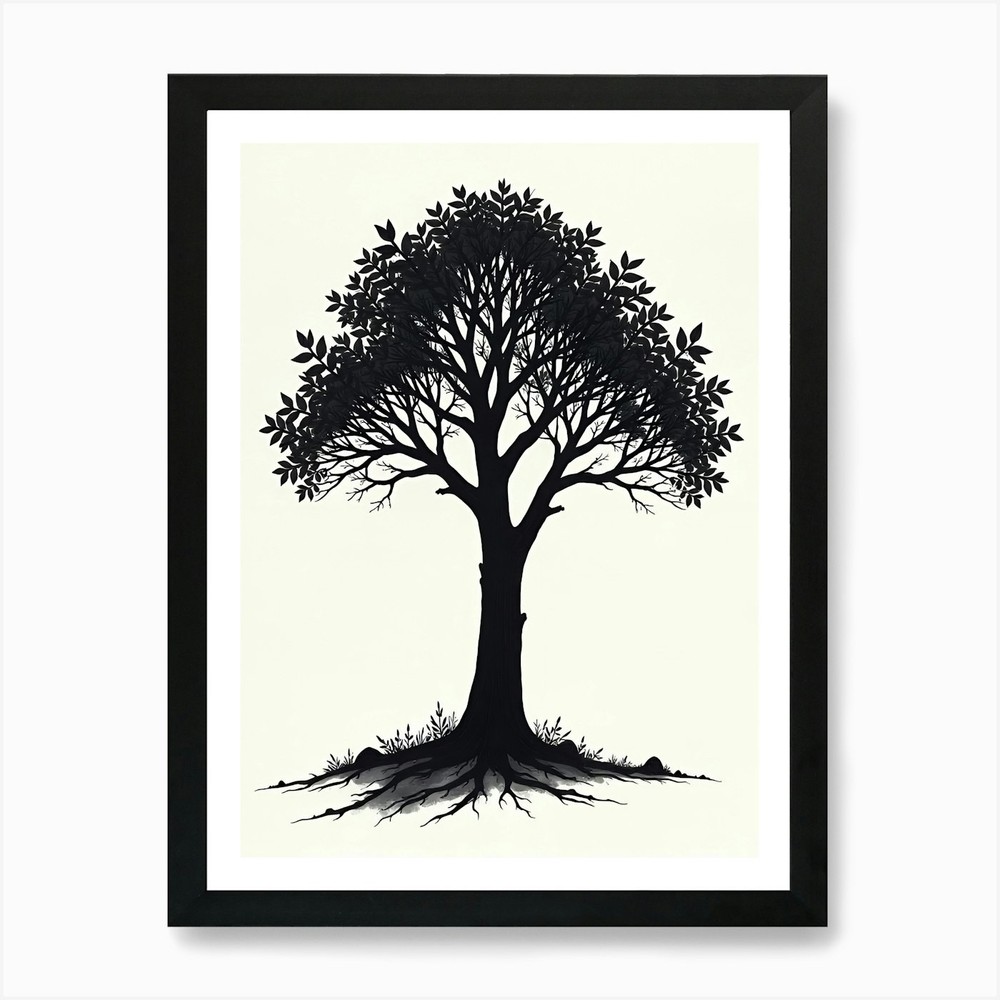 Tree of Life 87 Framed Canvas Wall Art Print Poster  