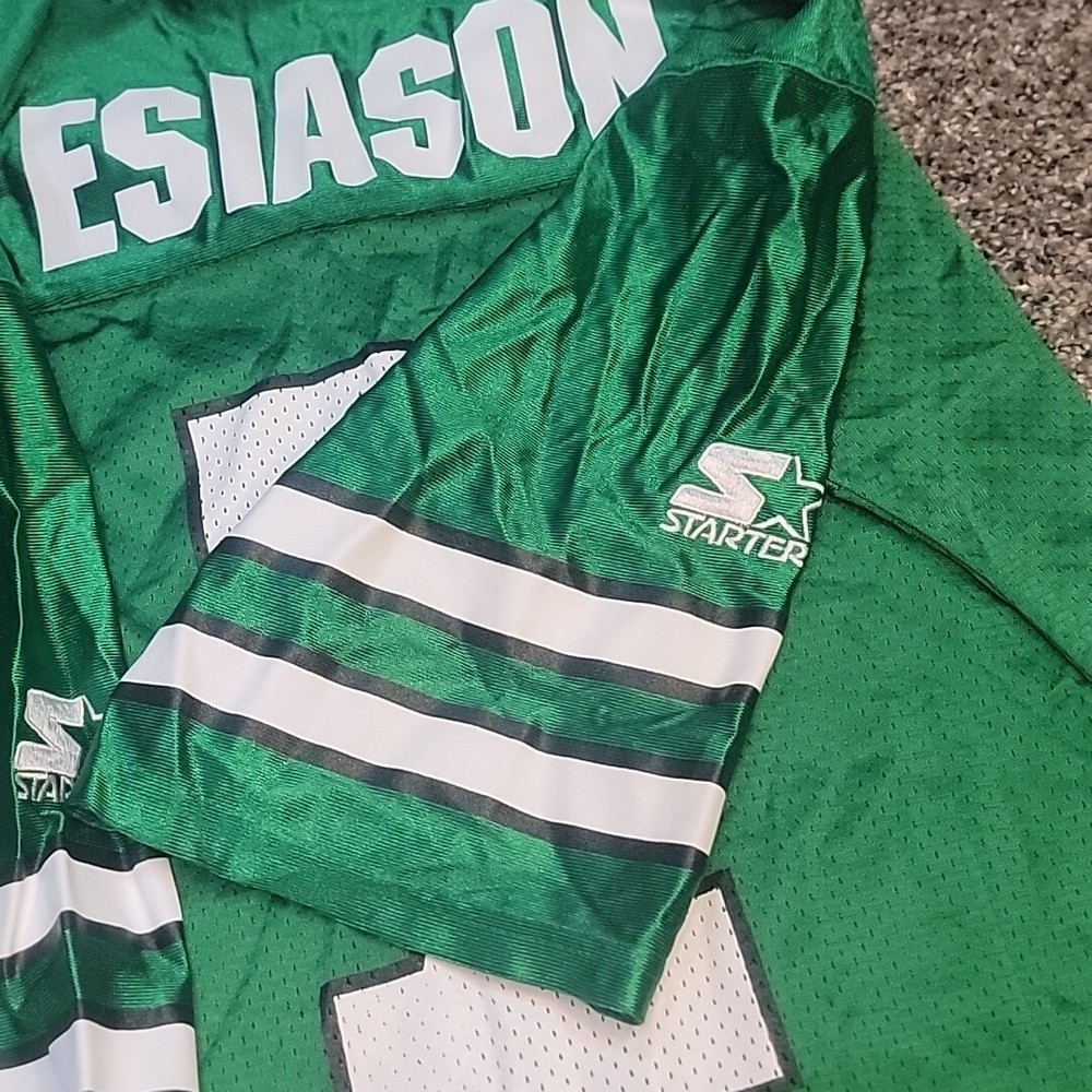Vtg 90s Boomer Esiason New York Jets Starter NFL Football Jersey Size 48 USA L