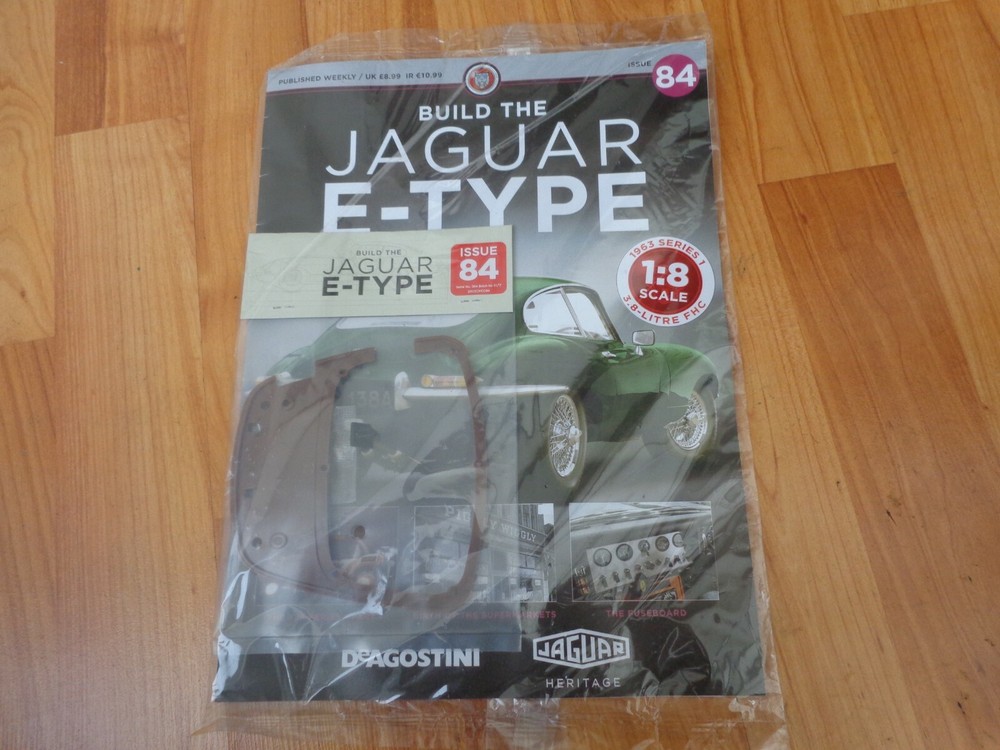 1/8 DEAGOSTINI BUILD YOUR OWN THE JAGUAR E-TYPE CAR ISSUE 84 INC PART