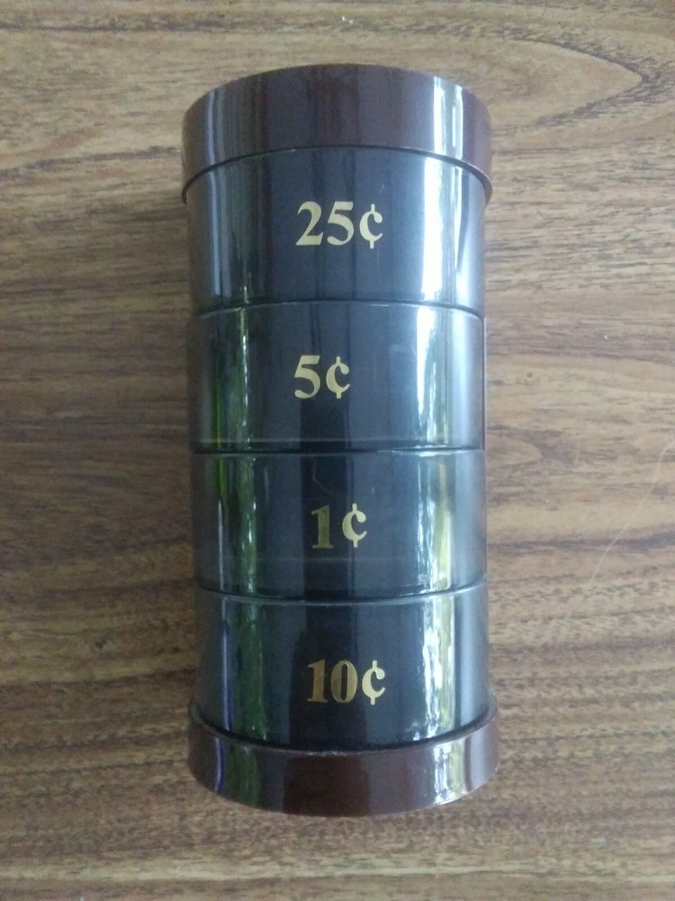 Vintage Plastic Coin Sorter A.L.H.K. model W-5020 quarter nickel dime penny US