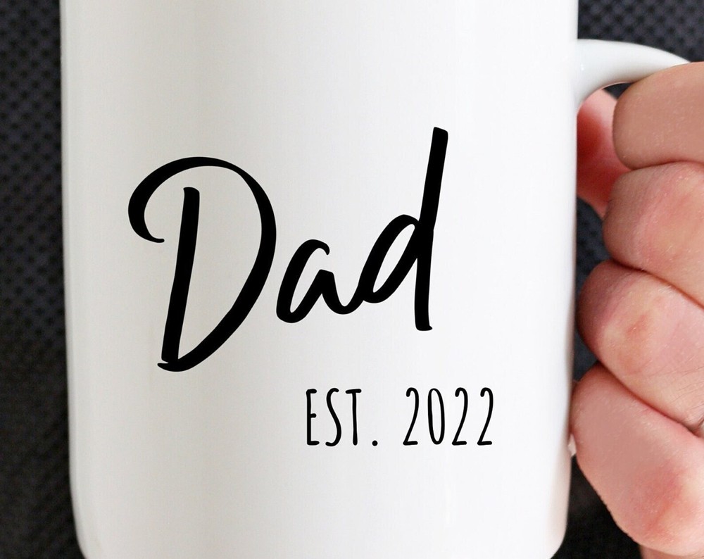 Dad Established Mug Gifts New Dad Gifts Dad To Be Baby Reveal 2022 First