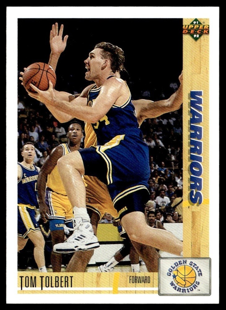 1991-92 Upper Deck Tom Tolbert Golden State Warriors #283