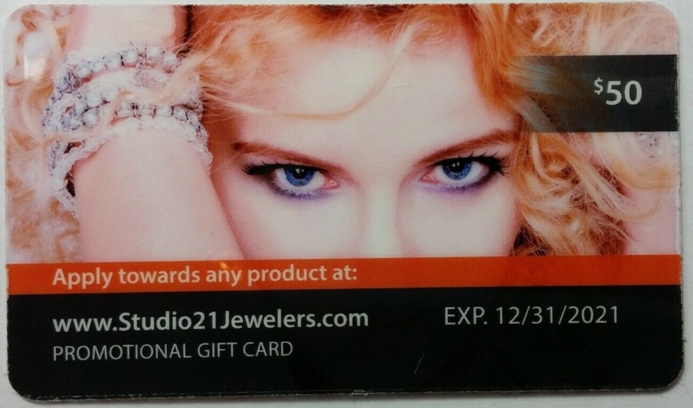 Gift Card - Studio 21 Jewelers Gift Card $50 - Free Shipping-image