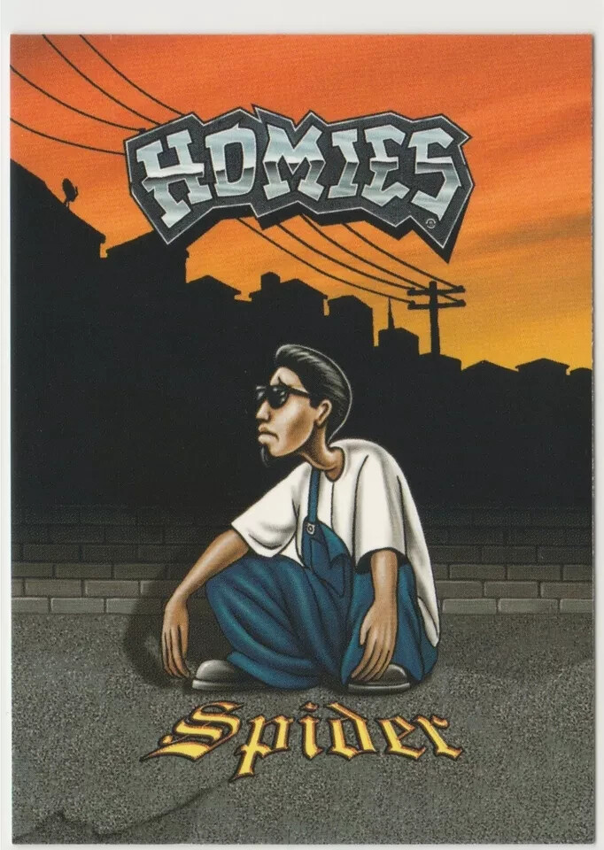 Spider #65 Homies Swap Cards 2004 NECA Lowrider Chicano Barrio East LA