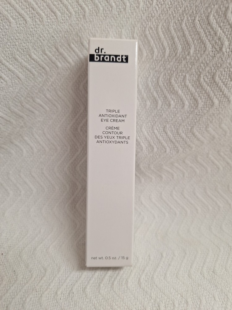 Dr. Brandt Triple Antioxidant Eye Cream New In Box .5 Oz E4