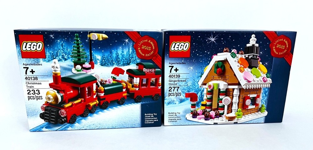 LEGO Limited Edition Christmas Train & Gingerbread House Holiday Set 40138 & 40139-image