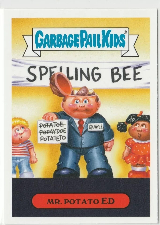 Mr Potato Ed 2b Garbage Pail Kids GPK 2019 We Hate the 90s Trading Card