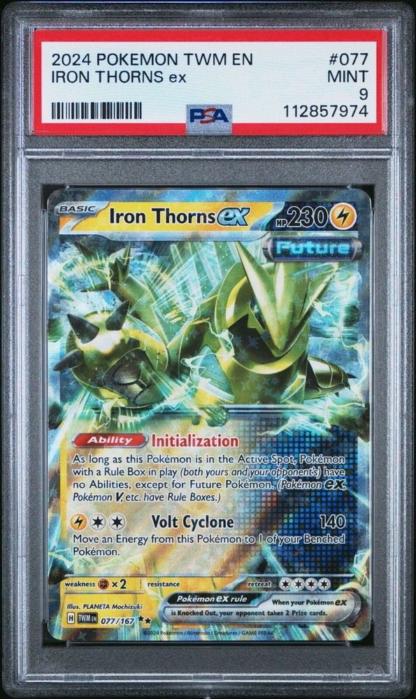 Iron Thorns ex 077/167 Sv06 Twilight Masquerade Holo Pokemon Card