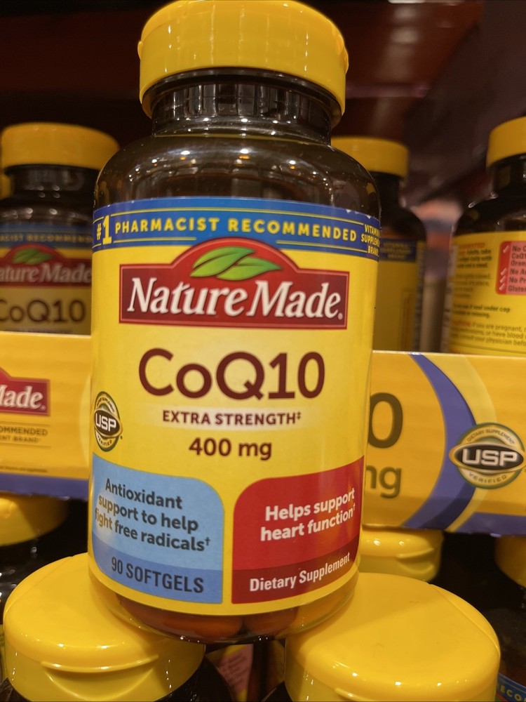 Nature Made CoQ10 400mg 90 Softgels Extra Strength (jul/2028 Or Later)