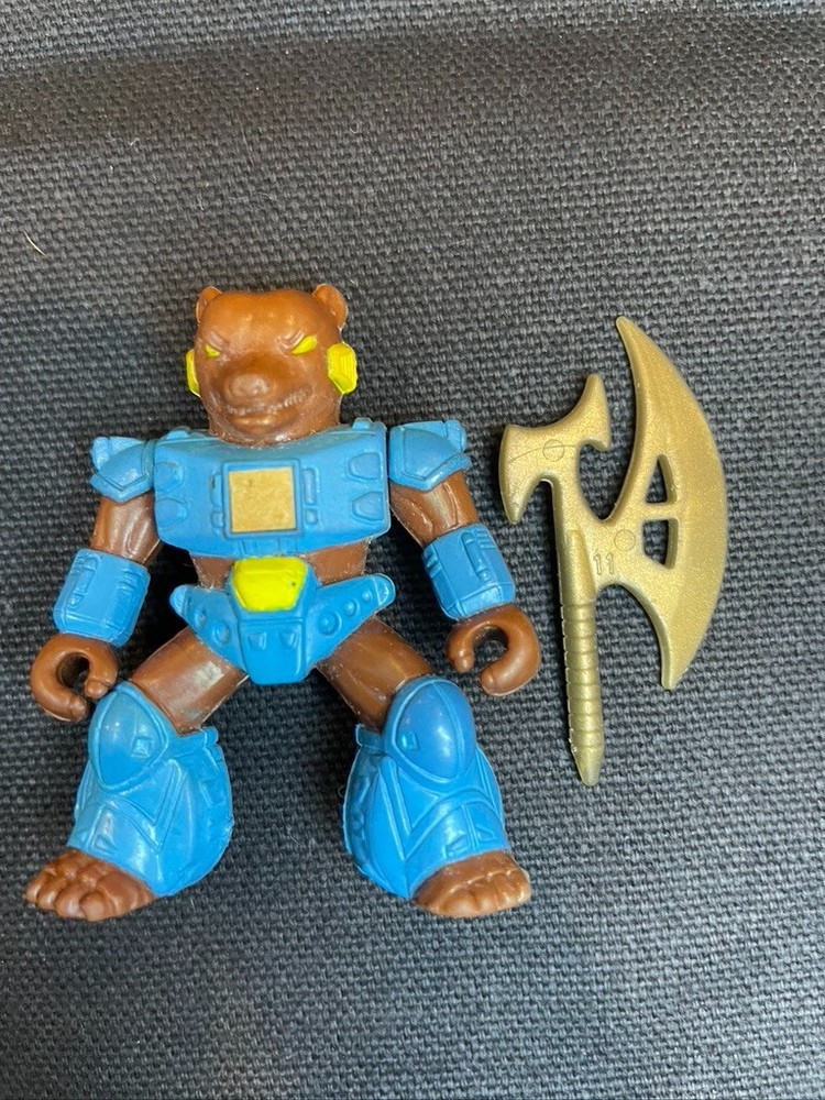 Hasbro Battle Beasts #11 Grizzly Bear 1986 Complete With Weapon Takara