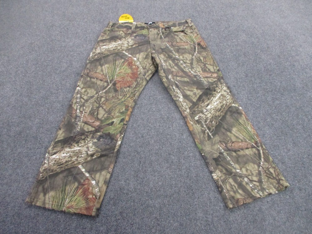 Mossy Oak Pant Men 36 X 30 Camo Hunting Hiking Outdoor Breakup Country Adult NEW
