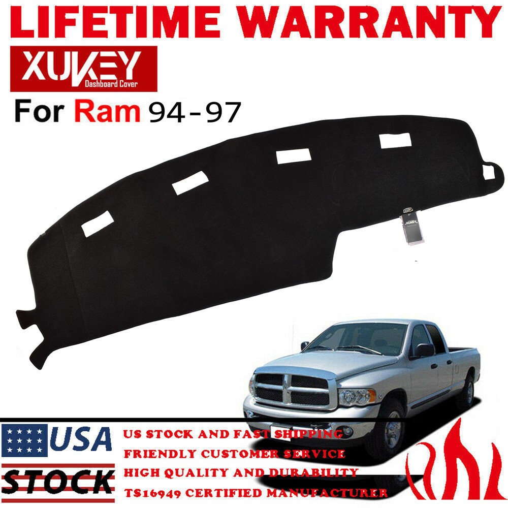 Dodge RAM 1500 2500 3500 1994-1997 Dash Cover Mat for Pickup Truck Dashboard Pad
