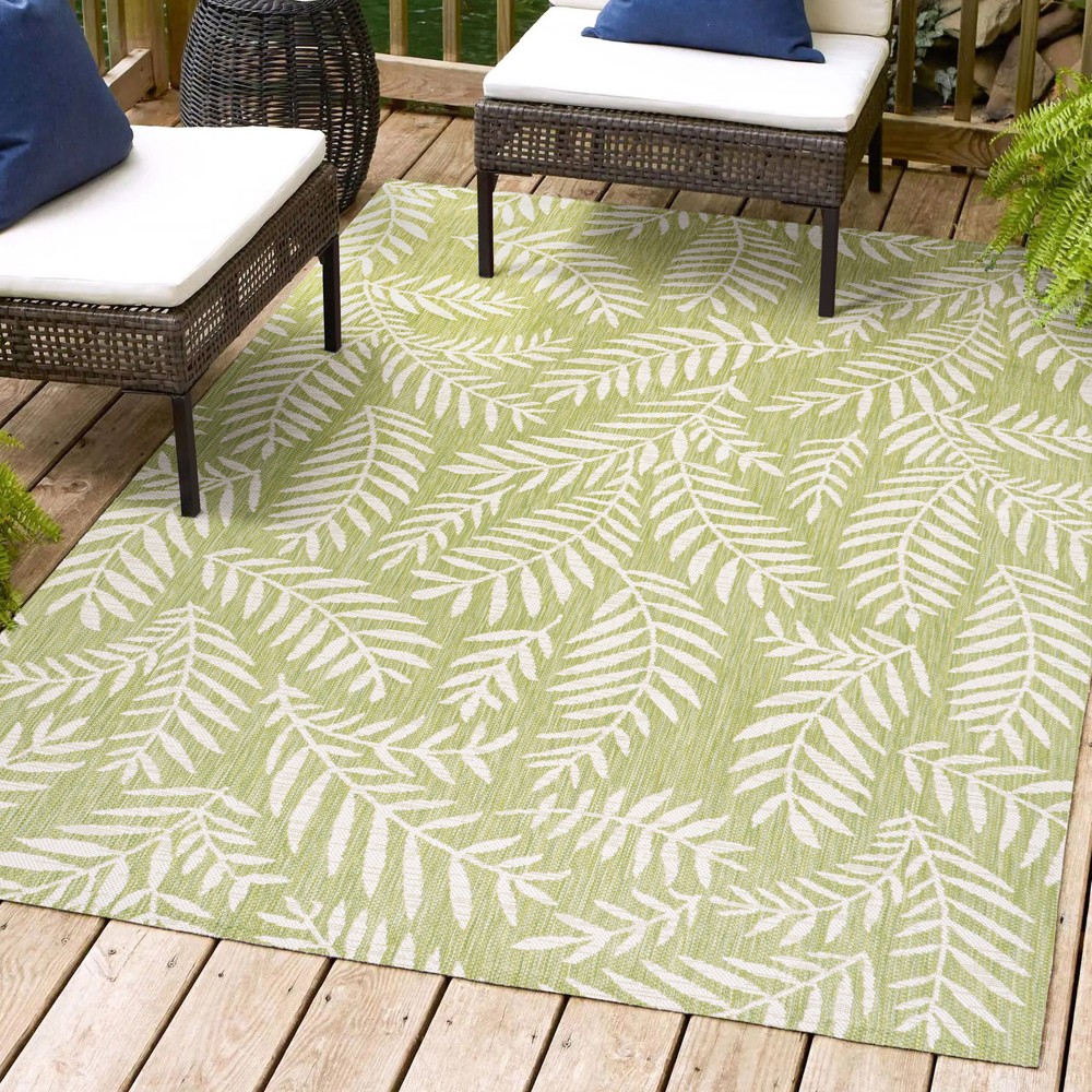 Jonathan Y 3x5 Polypropylene Botanical Rug in Multicolor