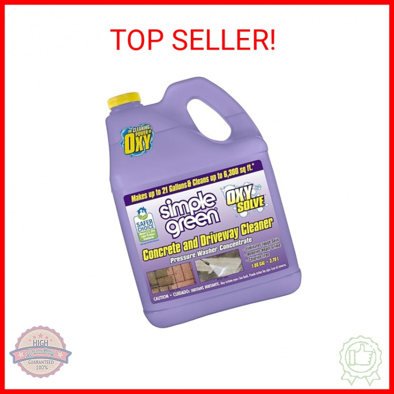 Simple Green Oxy Solve Purple Concrete and Driveway Pressure Washer Cleaner