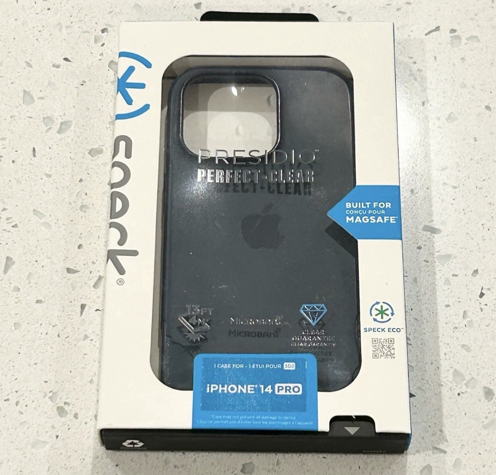 New Speck Presidio Perfect-Mist MagSafe Phone Case Apple iPhone 14 Pro Matte