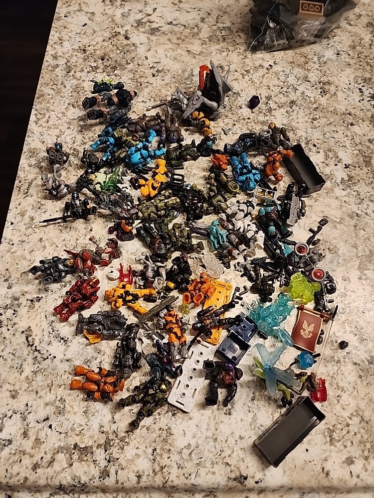 Halo Mega Bloks Mini Figures Mixed Lot