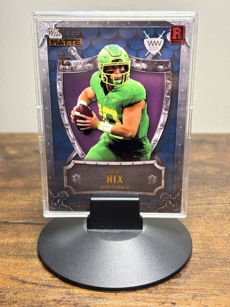 2023 Wild Card Matte Weekend Warrior - Bo Nix /75 Rookie Card