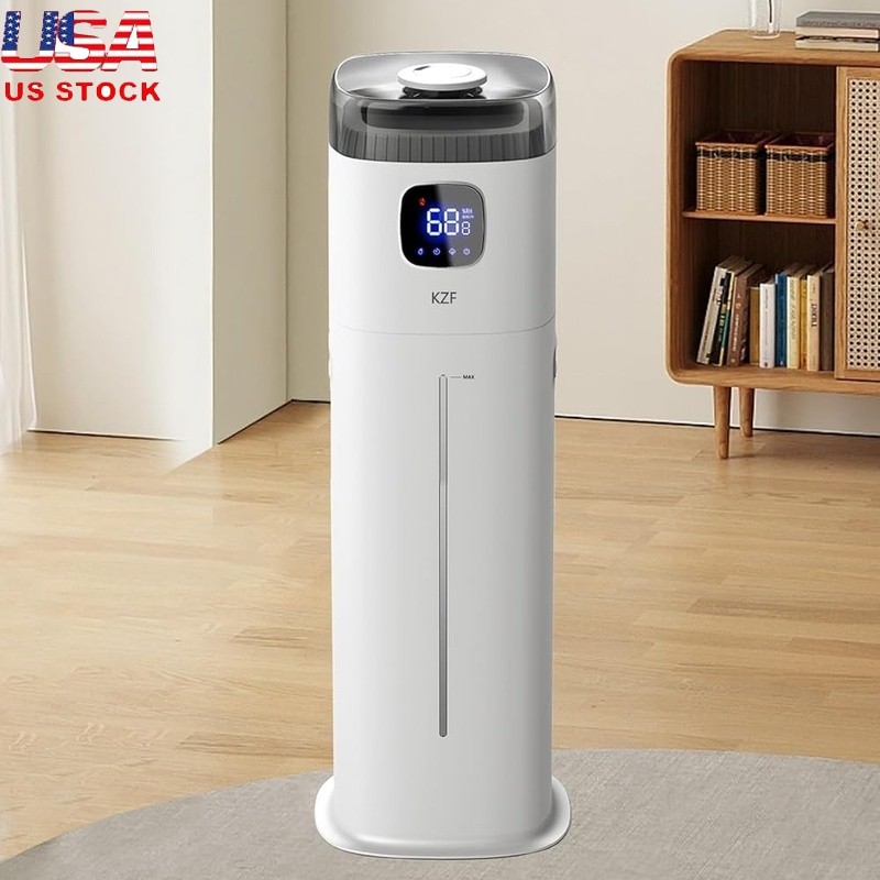 Ultrasonic Humidifier Large Room Adjustable Mist Sleep Mode 360° Nozzle New