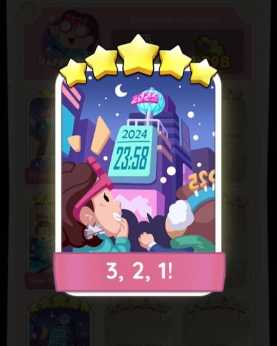 3,2,1! MONOPOLY 5 Stars ⭐️⭐️⭐️⭐⭐ Sticker | FAST DELIVERY