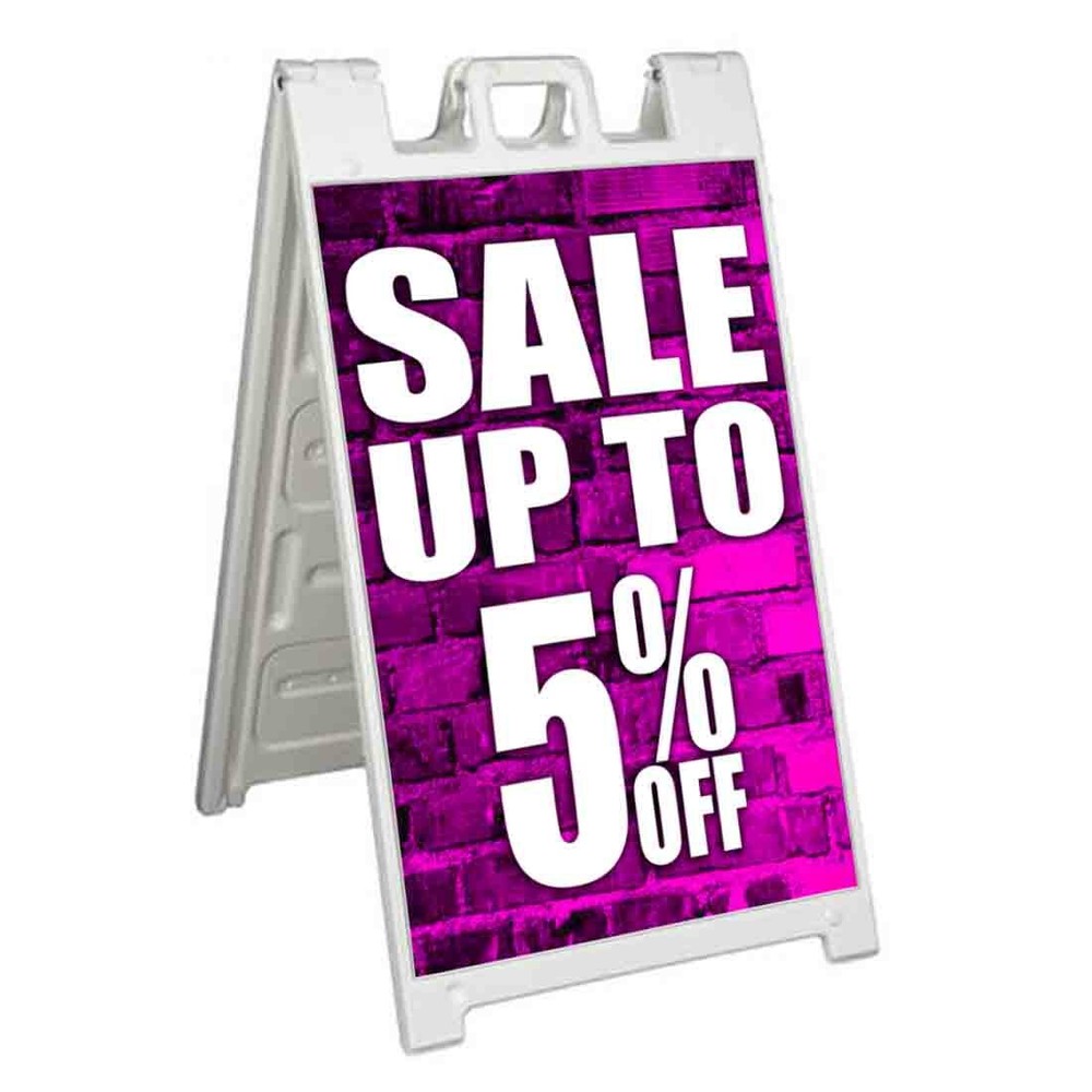 SALE UP TO 5 % OFF Signicade 24x36 Aframe Sidewalk Sign Banner Decal