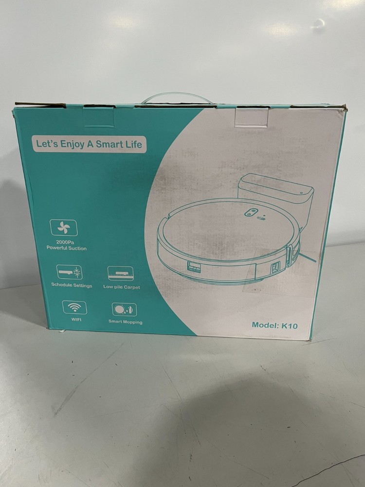 ROBOTIC VACUM CLEANER HAIR LOW PILE CARPRT {BLUE}