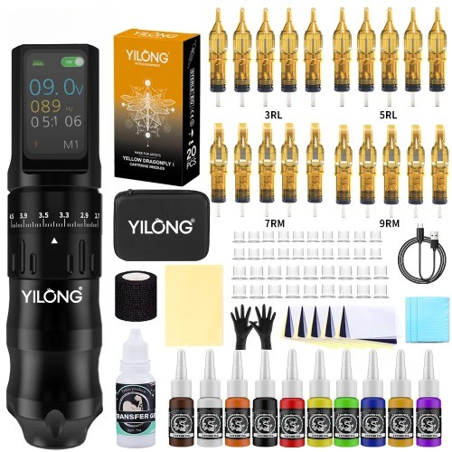 Professional Tattoo Pen Kit for Permanent Makeup & Art