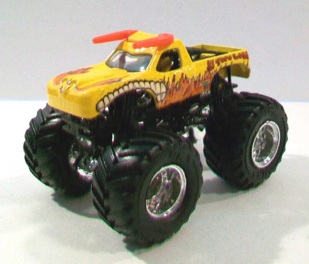 Hot Wheels Monster Jam El Toro Loco Die-Cast Truck, 2014, Yellow Gold