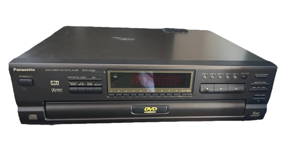 Panasonic DVDC22 DVD CD Player Tested Working No Remote Included