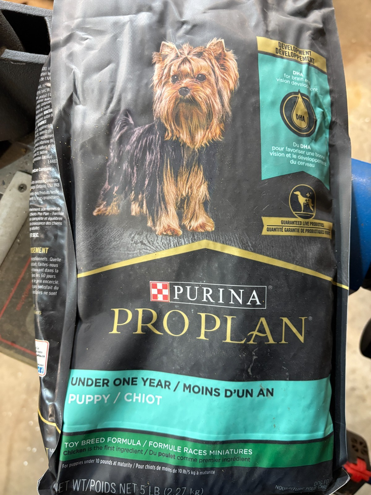 Purina Pro Plan High Protein Toy Breed Puppy Dog Food DHA Chicken & Rice Formula
