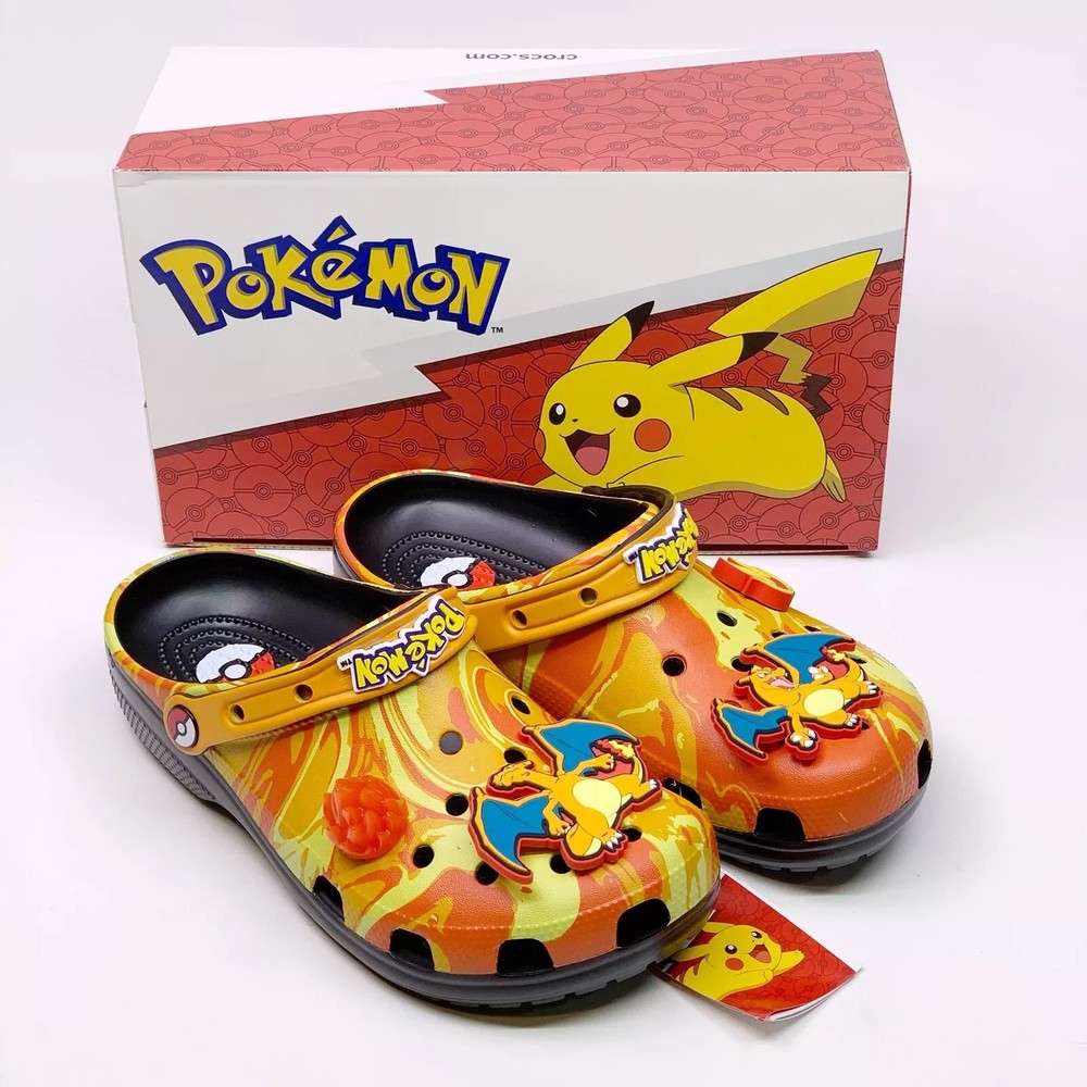 Crocs x Pokemon ‘Charizard’ Classic Clog 210242-001 Us Men Size 6, 7 New in box