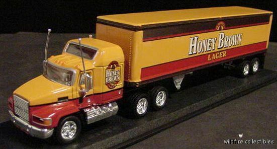 DIECAST HONEY BROWN MICROBREW BEER MACK TRUCK MATCHBOX brewmasters brewing new