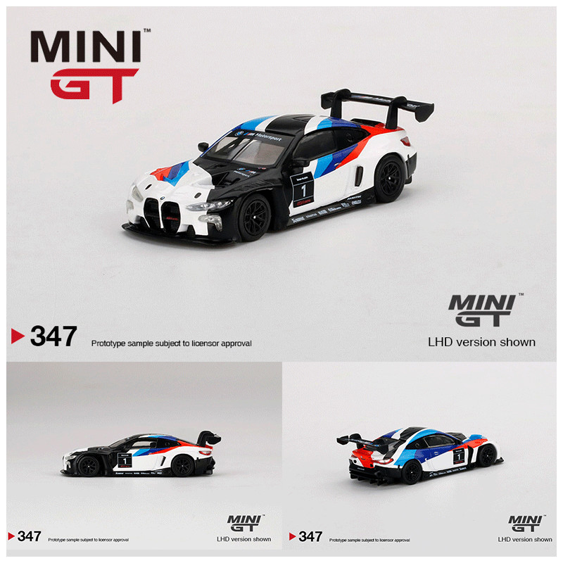 MINI GT 1:64 BMW M4 GT3 2021 Presentation LHD Diecast Model Car in box