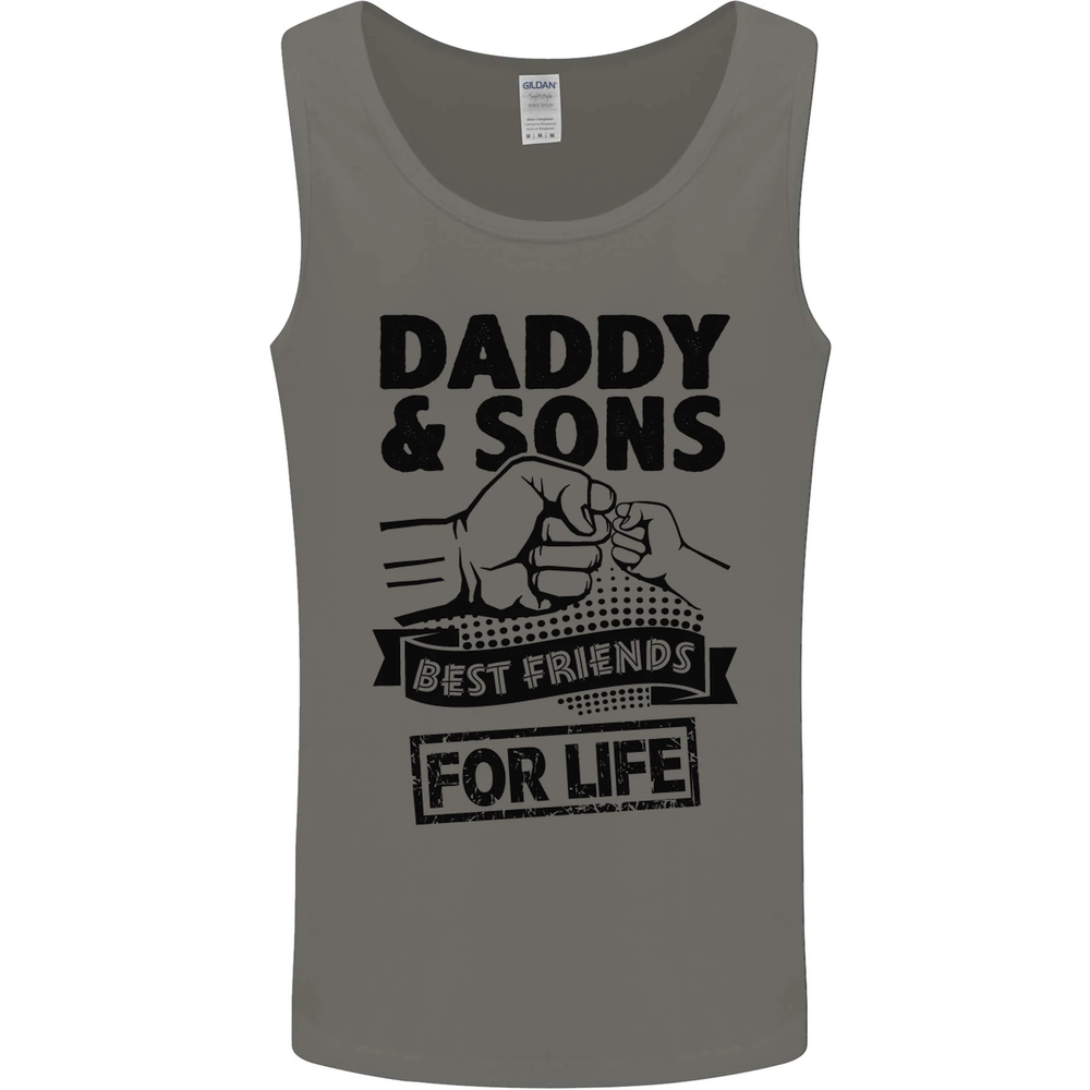 Daddy & Sons Best Friends Fathers Day Mens Vest Tank Top