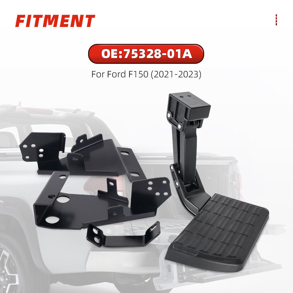 For Ford 21-23 F-150 OEM 75328-01A Replacement Rear Bumper Retractable Bed Step