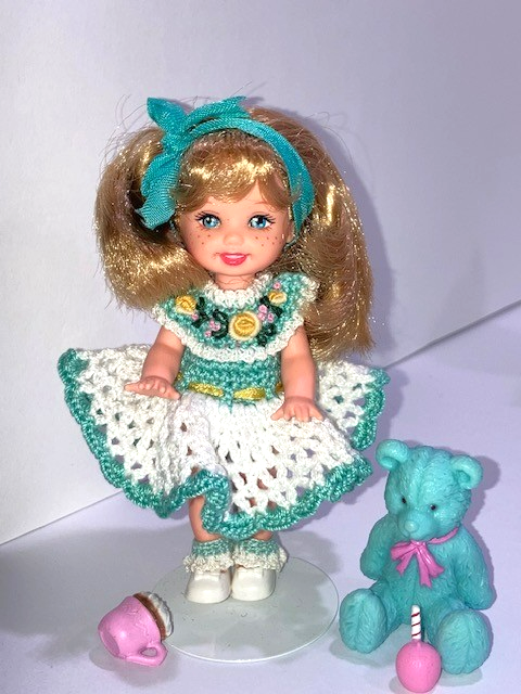 Barbie Kelly Chelsie Doll with Crochet Outfit & Accessories