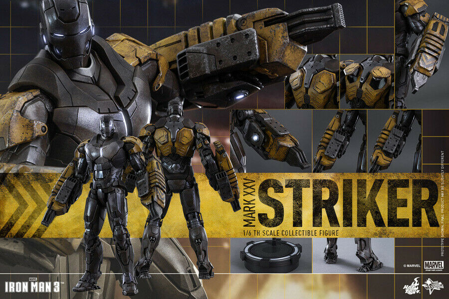 HOT TOYS Iron Man 3 MK25 Striker 1/6 Scale Figure - Clearance Sale-image