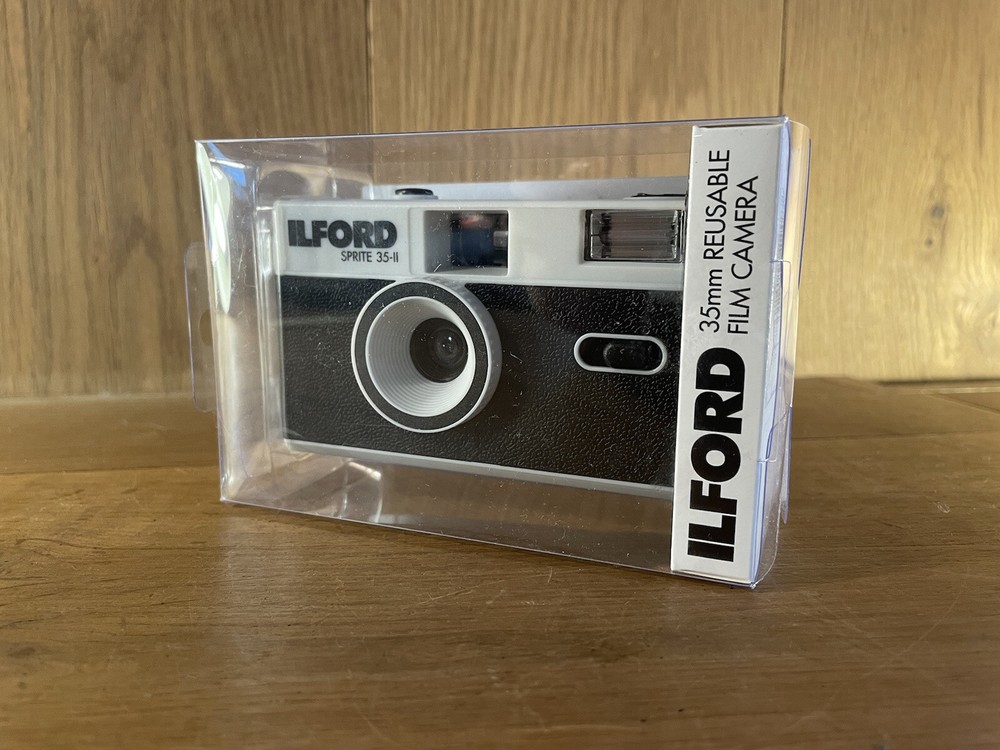 *Brand New* ILFORD Sprite 35-II Reusable Film Camera (Black and Silver) From JPN